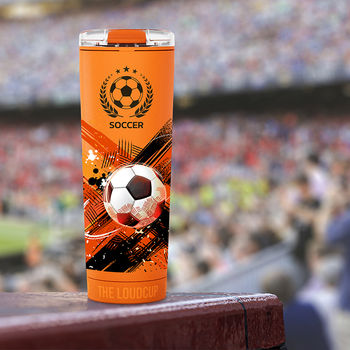 *NEW* LoudCup&trade; 23 oz Tumbler With Built-In Horn and Wrap Imprint - Sip & Celebrate At Full Volume!