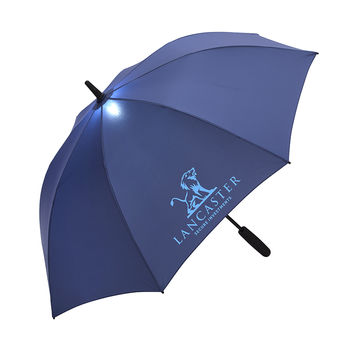*NEW* Shed Rain&trade; 50" Arc Auto-Open Bright Light Stick Umbrella is Recycled and Large Enough For Two