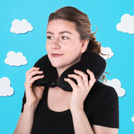 *NEW* Breathable, Ergonomic Memory Foam Travel Neck Pillow�
