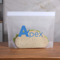 *NEW*  Reusable Food Storage Bag with Built-In Freezable Gel Pack for Lunch, Snacks, Transporting Meds and More