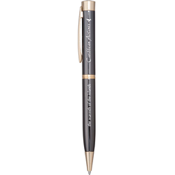 *NEW* Executive Twist Action Silver Trim&nbsp;Ballpoint Pen with Anti Fraud Black Ink and Lifetime Guarantee on Parts&nbsp;