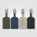 *NEW* Rubberized PVC&nbsp;Luggage Tag with Hidden ID Card and Sturdy Metal Carabiner Clip is Made From Recycled Materials