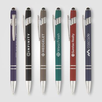 *NEW* Softy Metal Pen with Stylus and Laser Engraving