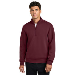 *NEW* Mens Fashion-Forward, Soft-Hand, Scuba-Like Material 1/4-Zip with Odor-Fighting Properties and UPF 50+ UV Protection