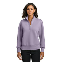 *NEW* Womens Fashion-Forward, Soft-Hand, Scuba-Like Material 1/4-Zip with Odor-Fighting Properties and UPF 50+ UV Protection