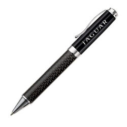 *NEW* Executive Metal Twist Action Ballpoint Pen with Carbon Fiber Barrel and Chrome Trim