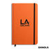 *NEW* Shinola&reg; 5.25" x 8.25" Made in the USA Linen Hardcover Notebook with Lay Flat Binding, Elastic Closure and Back Envelope