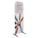 *NEW* BUDGET: 24" x 90" Lightweight, Easy to Assemble (Pulls Over Like a Pillowcase) and Swap-Out 2-SIDED Polyester BLACK PVC FRAME Banner/Wall Kit &nbsp;