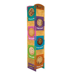 *NEW* Freestanding 6' Tall Lightweight, 16-Piece Stackable, Easy-Assembly, Paperboard Marketing Cubes Have Plenty of Space for Multiple Sponsor Logos