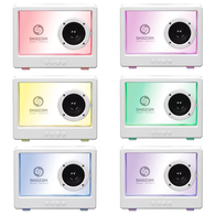 *NEW* 5W Unique Sleek, Stylish Clear-Faced Bluetooth Speaker with Long Battery Life is a Great Manager-Level Corporate Gift