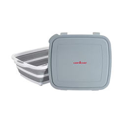 *NEW* 3-In-1 Collapsible Food Prep Station with Non-Slip Legs : Cutting Board, Washing Basket, Marinade Basket is Great for RV, Camping and On-The-Go Peeps