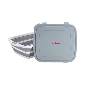 *NEW* 3-In-1 Collapsible Food Prep Station with Non-Slip Legs : Cutting Board, Washing Basket, Marinade Basket is Great for RV, Camping and On-The-Go Peeps