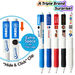 *NEW* Retractable Ballpoint Pen with 3 Large Full-Color Clip Imprint Areas (Optional Barrel Imprint Too!)