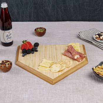 *NEW* Baseball Home-Plate Shaped Cutting Board and Serving Tray