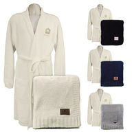 *NEW* 2-Piece Cozy Robe and Plush Blanket Set is the Ultimate Home Relaxation and Wellness Gift for Discerning Gift Receivers