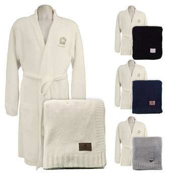 *NEW* 2-Piece Cozy Robe and Plush Blanket Set is the Ultimate Home Relaxation and Wellness Gift for Discerning Gift Receivers