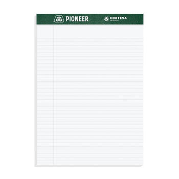 *NEW*  Executive Legal Pads (8 1/2" x 11 3/4") with Foil-Stamped Leatherette Header, Thicker Perforated Sheets and Heavyweight Chipboard Backing - 50 Sheets