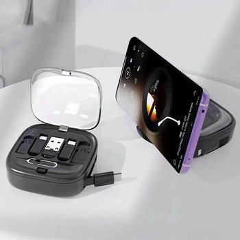 *NEW* Travel 60W Fast Charging Retractable Cable Kit with Multi Device Adapters in a Gift Box is the Perfect Mid-Priced Gift for All Audiences