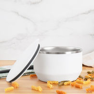 *NEW* 32 oz Stainless Steel, Spill-Resistant Container with Push-On Lid Keeps Meals Hot or Cold and is a Great Staff Appreciation Gift