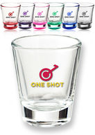 *NEW* 1.75 oz. Clear Glass Shot Glasses - 12-Piece Minimum Order