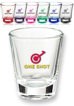 *NEW* 1.75 oz. Clear Glass Shot Glasses - 12-Piece Minimum Order