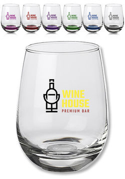 *NEW* 9 oz. Stemless Wine Glasses  - 12-Piece Minimum Order