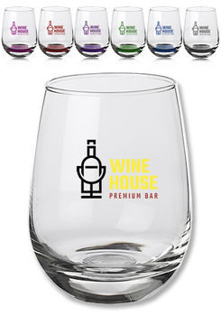 *NEW* 9 oz. Stemless Wine Glasses  - 12-Piece Minimum Order