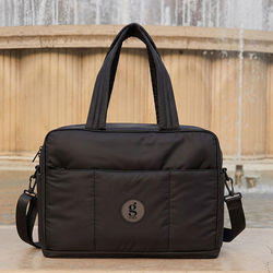 *NEW* 17" Recycled Polyester Laptop Duffle with Comfort-Carry, Trolley Sleeve and an Expandable Bottom is a Must for the On-The-Go Team