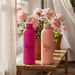 *NEW* 26 oz Recycled Stainless Steel Single-Wall Bottle with Silicone Carry Handle