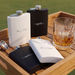 *NEW* 6.8 oz Recycled Stainless Steel Flask in a 2-Piece Gift Box