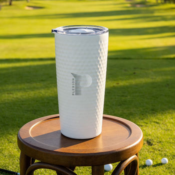 *NEW* 17 oz Recycled Stainless Steel Tumbler with Golf-Inspired Dimpled Texture
