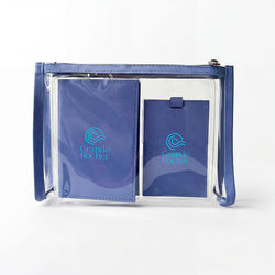 *NEW* Combination Passport Holder and Luggage Tag Packaged in a TSA-Approved Travel Pouch