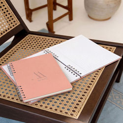 *NEW* 8" x 9" Hard Cover Spiral Journal with Unique, Elegant Inside Cover Pattern