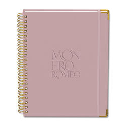 *NEW* 9" x 11" Hard Cover Gold Spiral Journal with Gold Corner Protectors and Envelope Pocket is One of the Nicest, Affordable Journals Out There