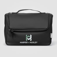 *NEW*�Rubberized PVC Hanging Toiletry Bag with Multiple Zippered Compartments�and Full-Color Printing