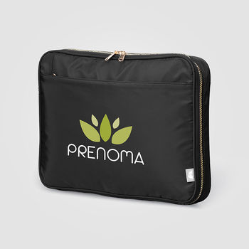 *NEW* 15" Recycled Laptop Case with Oversized Gold Zipper and Full-Color Printing