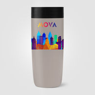 *NEW*�13 oz�Recycled Stainless Steel, Vacuum-Insulated Tumbler For Hot or Cold Beverages with Full-Color Printing