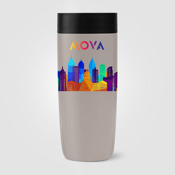 *NEW*&nbsp;13 oz&nbsp;Recycled Stainless Steel, Vacuum-Insulated Tumbler For Hot or Cold Beverages with Full-Color Printing