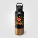 *NEW* 22 oz Recycled Stainless Steel, Vacuum-Insulated Bottle with Gold Accents and Full-Color Printing