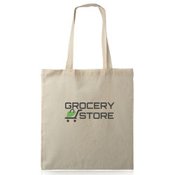 *NEW* Natural Cotton Fiber Tote Bags - 12-Piece Minimum Order