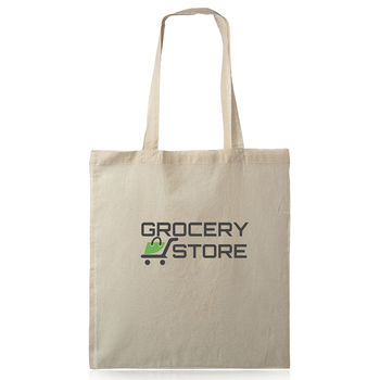 *NEW* Natural Cotton Fiber Tote Bags - 12-Piece Minimum Order