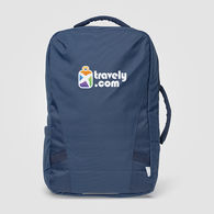 Slim Profile Design Backpack is Made From Recycled, Ocean-Bound Plastic Bottles and has Room for a 15� Laptop and a 10� Tablet - Full-Color Imprint 