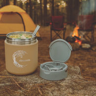 *NEW* Vacuum-Insulated Food Jar with Leak-Proof Lid, Carry Handle & Built-In Spork Storage is Great for Wellness Campaigns