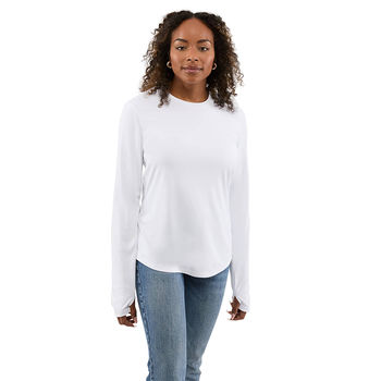 *NEW* Womens Moisture-Wicking Recycled Long-Sleeve Tech T-Shirt with UPF 50+ Protection - 1% of Sales Donated to Eco Nonprofits