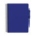 Bundle: 8" x 6.25" Hard Cover Spiral Notebook with Buttery-Soft Neoskin&reg; Faux Leather & Tear-Out Perforated Pages plus a Matching Imprinted Pen