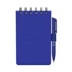 Pocket-Size Hard Cover Spiral Jotter with Buttery-Soft Neoskin&reg; Faux Leather