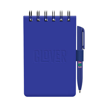 Pocket-Size Hard Cover Spiral Jotter with Buttery-Soft Neoskin&reg; Faux Leather