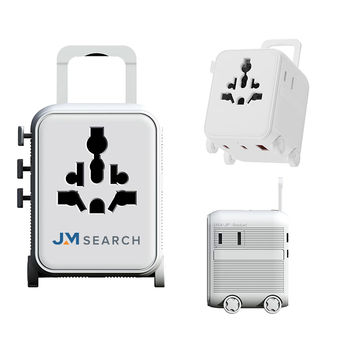 *NEW* Rolling Suitcase-Shaped International Travel Adapter is Super Cute and Perfect for Business Travels and Incentive Trips