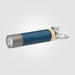 *NEW* Recycled Aluminum Keychain Flashlight with Rubberized Finish, Bamboo Accents, and Full Color Printing