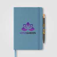 *NEW* Recycled Recycled Milk Carton Hard Cover A5 Notebook & Reborn Pen Set with Full Color Printing